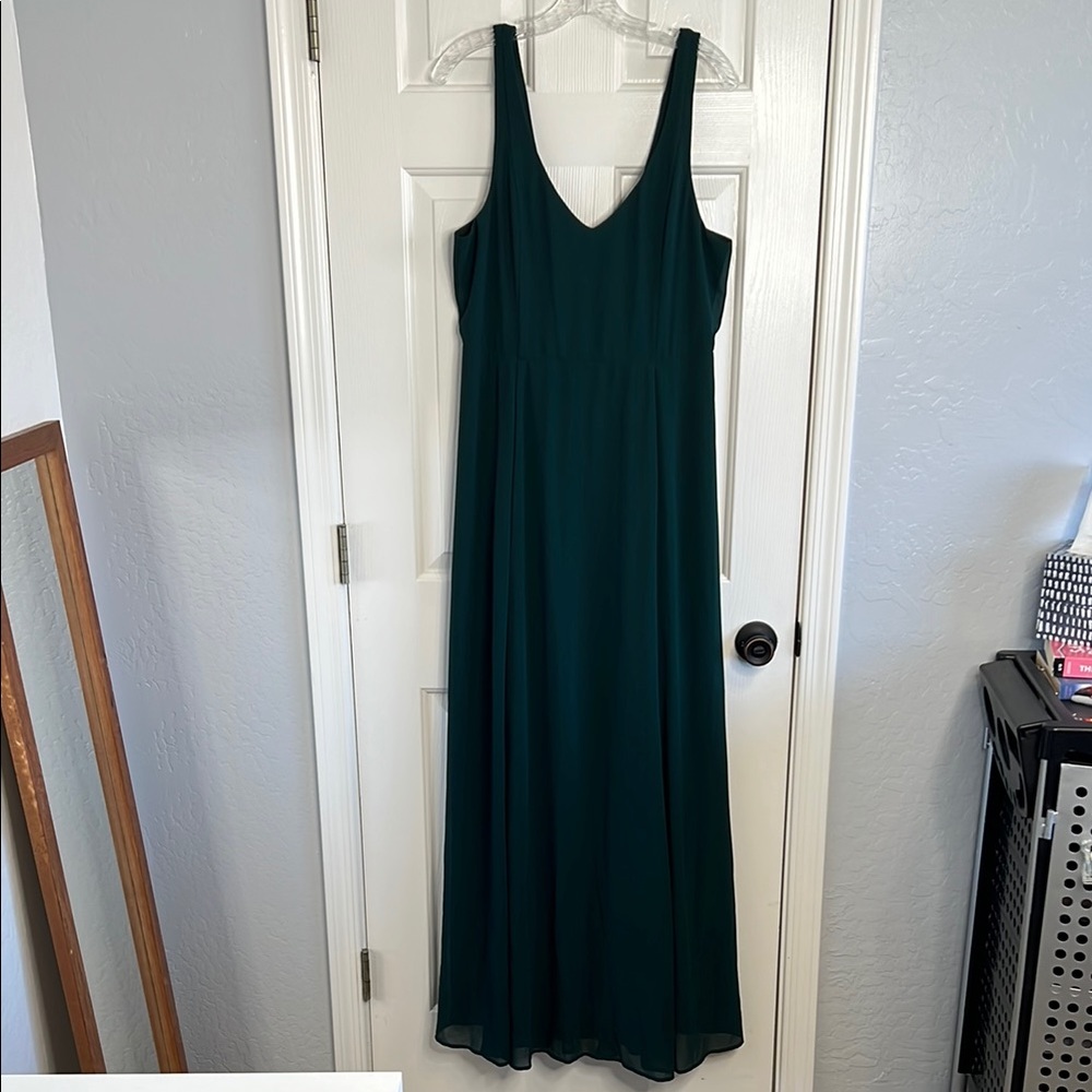 Show Me Your MuMu Teal Maxi Dress - Picture 3 of 14